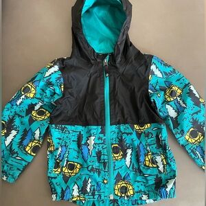 The North Face Zipline Rain Jacket Camping Print 3T